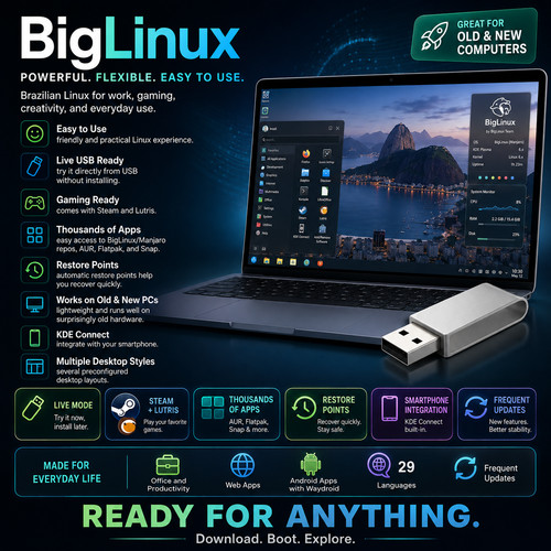 Biglinux practical os - os, |