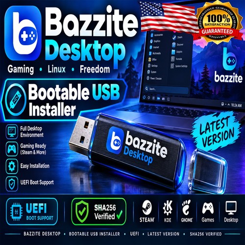Bazzite desktop bootable - desktop, usb