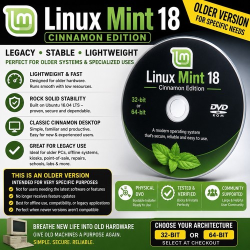 Linux mint cinnamon bit - mint, 18