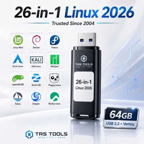 64gb linux usb multiboot - linux, 3.2