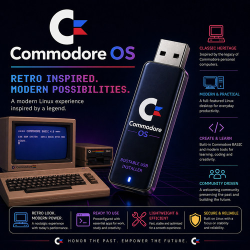 Commodore usb bootable - commodore,